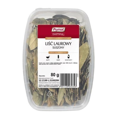 Bay leaves, PRYMAT, 80 g